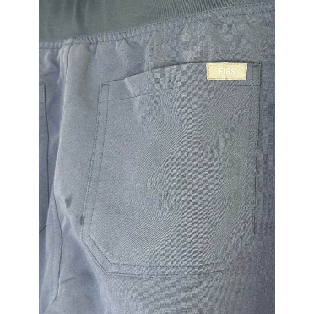 FIGS‎ Technical Collection Blue Scrub Pants Mens Large Straight Leg Drawstring